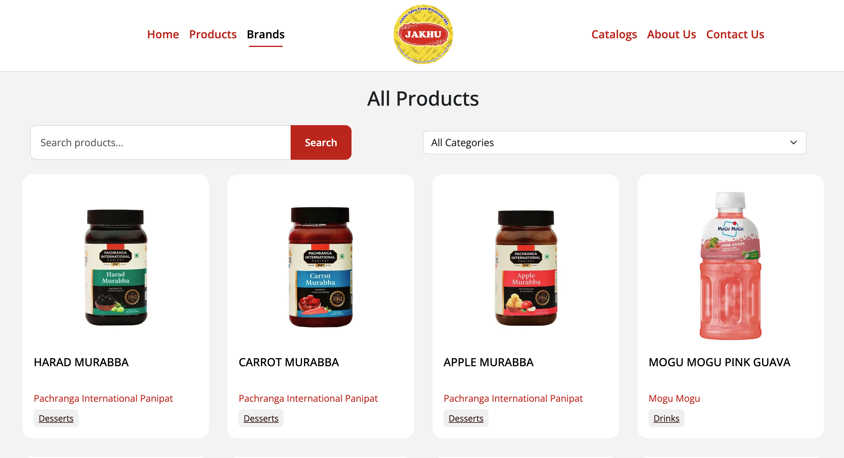 Indian products wholesaler — E-commerce